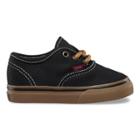 Vans Toddlerst & G Authentic (black/gum) Kids Shoes