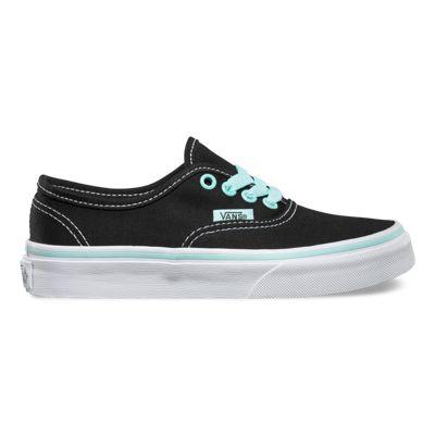 Vans Shoes Kids Pop Authentic (black/blue Tint)