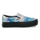 Vans Velvet Tie-dye Classic Slip-on Platform (multi/black)