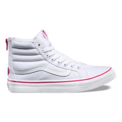 Vans Valentines Sk8-hi Slim Zip (true White/beet Purple)