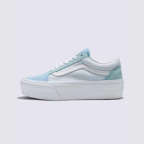 Vans Color Block Old Skool Stackform Shoe (blue)