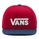 Vans Boys Drop V Snapback Hat (biking Red/dress Blues)