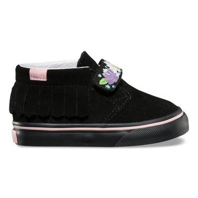 Vans Toddlers Flower Crown Chukka V Moc (black/english Rose)