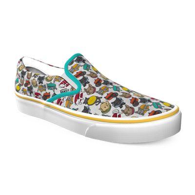 Vans Customs Toddler Macaron Pets Slip-on (customs)