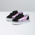 Vans Toddler Butterfly Dream Old Skool V (fuchsia Red/true White)