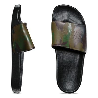 Vans Slide-on (peace Leaf Camo Black)