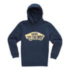 Vans Boys Otw Pullover Fleece (dress Blues/checkerboard)