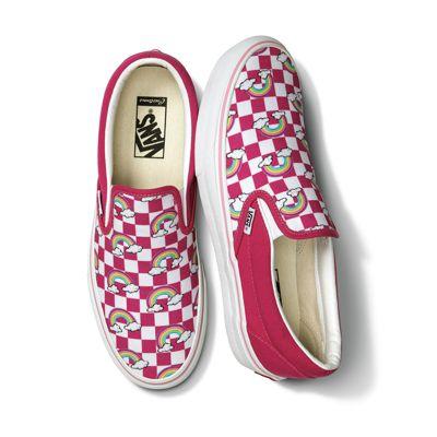 Vans Customs Rainbows Checkerboard Creator Slip-on (customs)
