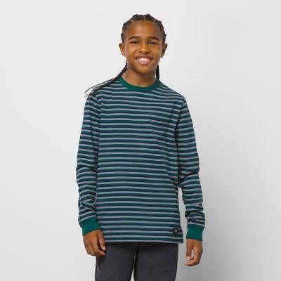Vans Kids Awbrey Long Sleeve Shirt (botanical Garden)
