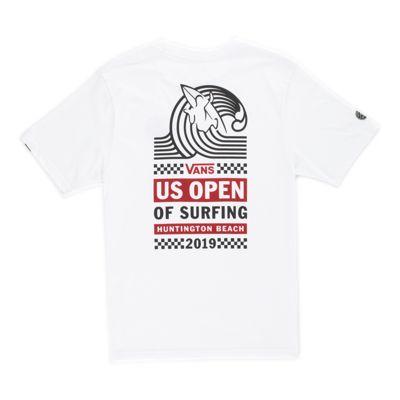 Vans Us Open Boys Back Hit Short Sleeve T-shirt (white)
