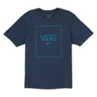 Vans Kids Print Box T-shirt (dress Blues Corsair)