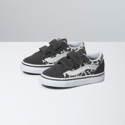Vans Toddler Snow Leopard Old Skool V (asphalt)