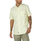 Vans Houser Short Sleeve Buttondown Shirt (sunny Lime)