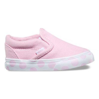 Vans Toddler Polka Dot Cslip-on (pink Lady/true White)