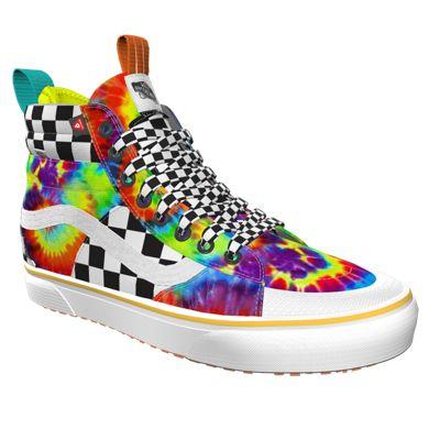 Vans Customs Rainbow Tie Dye Sk8-hi Vansguard (customs)