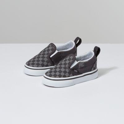 Vans Toddler Tonal Checkerboard Slip-on V (obsidian/camo)