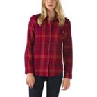 Vans Adolescence Flannel (rumba Red) Womens T-shirts