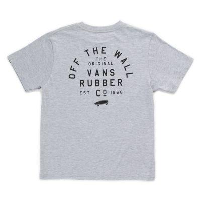 Vans Boys Stacked Rubber T-shirt (athletic Heather)