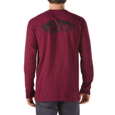 Vans Otw Classic Long Sleeve T-shirt (burgundy/black)