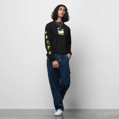 Vans Drill Chore Loose Tapered Denim Pant (midnight Rinse)