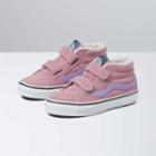 Vans Kids Suede Sherpa Sk8-mid Reissue V Shoe (multi Color Block)
