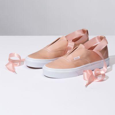 Vans Ballerina Authentic Gore (rose Cloud True White)