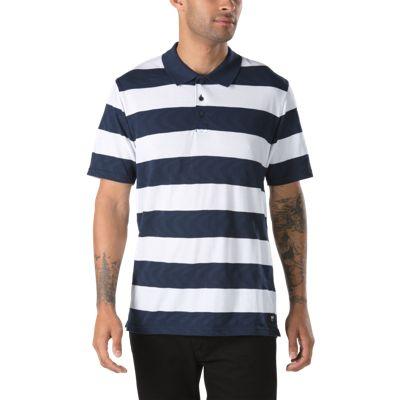 Vans X Spitfire Polo Shirt (white Dress Blues)