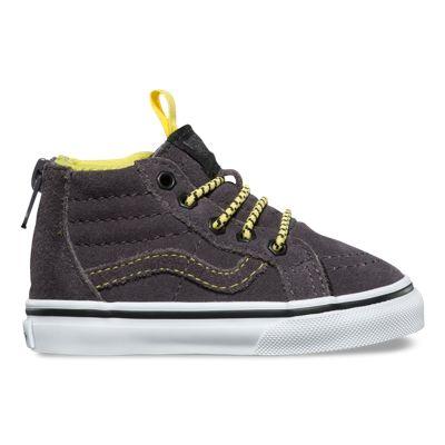 Vans Toddler Sk8-hi Zip Mte (yellow Gray)