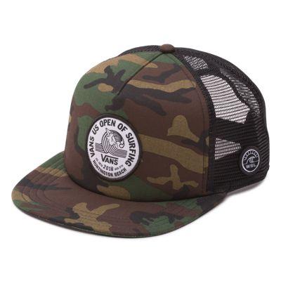 Vans 2018 Vuso Printed Trucker Hat (classic Camo)