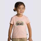 Vans Little Kids Frog Frolic Crew T-shirt (tropical Peach)