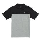 Vans Boys Circle V Polo (black/cement Heather)