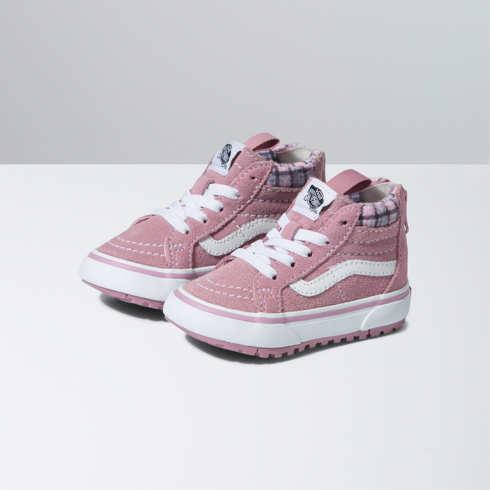 Vans Toddler Sk8-hi Zip Mte-1 (plaid Lilas)