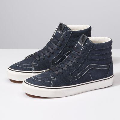 Vans Hairy Suede Sk8-hi (sky Captain/snow White)