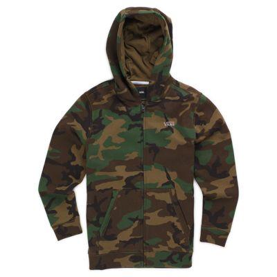 Vans Boys Concealer Zip Hoodie (camo)