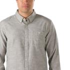 Vans Tressel Buttondown Shirt (black/white Caps) Mens T-shirts