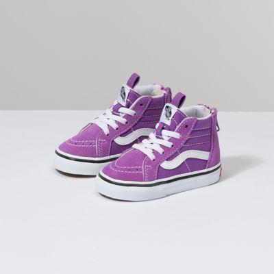 Vans Toddler Sk8-hi Zip (dewberry/true White)