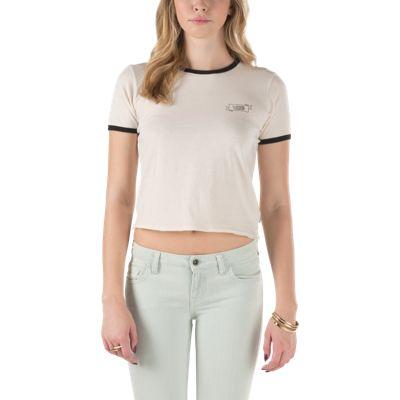 Vans Mens Shoes Skate Shoes Mens Shoes Mens Sandals Ink Ensign Cropped T-shirt (white Sand/black) Womens Tank Tops