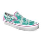 Vans Customs Toddler Teal Acid Wash Slip-on (customs)
