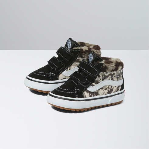 Vans Toddler Speckled Sk8-mid Reissue V Mte-1 Shoe (black/multi)