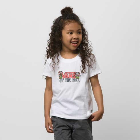 Vans Little Kids Luau Meow Tee (white)