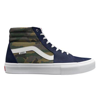 Vans Customs Sk8-hi Pro (navy Camo)