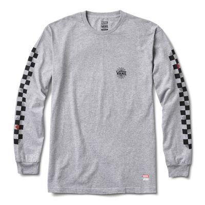 Vans X Marvel Spider-man Long Sleeve T-shirt (athletic Heather)