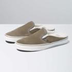 Vans Cozy Classic Slip-on Mule Shoe (walnut/marshmallow)