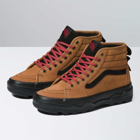Vans Hiker Suede Sentry Sk8-hi Wc Shoe (brown/black)