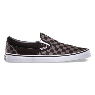 Vans Shoes Checkerboard Slip-on (black/pewter Check)