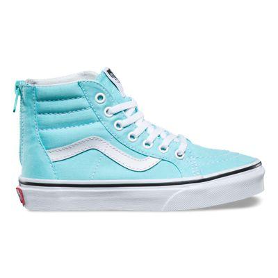 Vans Kids Sk8-hi Zip (island Paradise/true White)