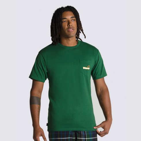 Vans Off The Wall Graphic Embroidered Pocket Tee (eden)