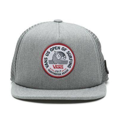 Vans Boys 2017 Vuso Lock Up Trucker Hat (heather Grey)