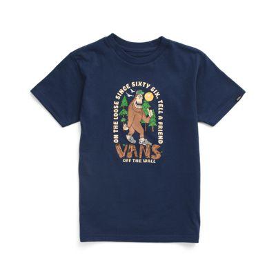 Vans Little Kids On The Loose T-shirt (dress Blues)