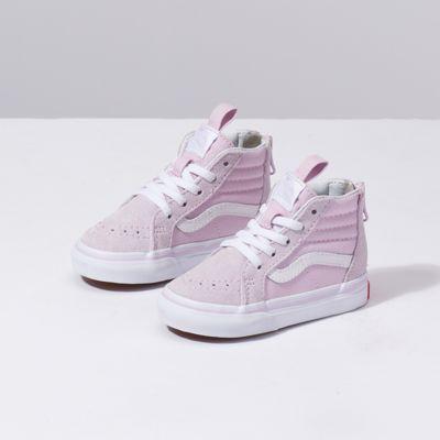 Vans Toddler Sk8-hi Zip (lavender Fog/true White)